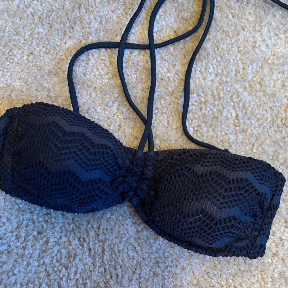 Black swim top